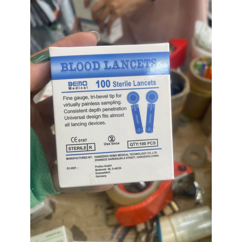 Kim lấy máu thử đường huyết 100 kim