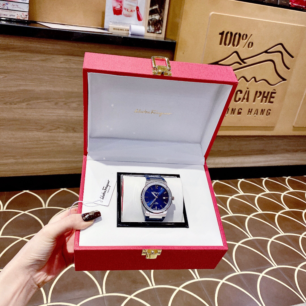 Đồng hồ nam cao cấp Salv@tore Feragam0 SFDT00719 F-80 Classic Watch, Full box, Luxury diamond watch