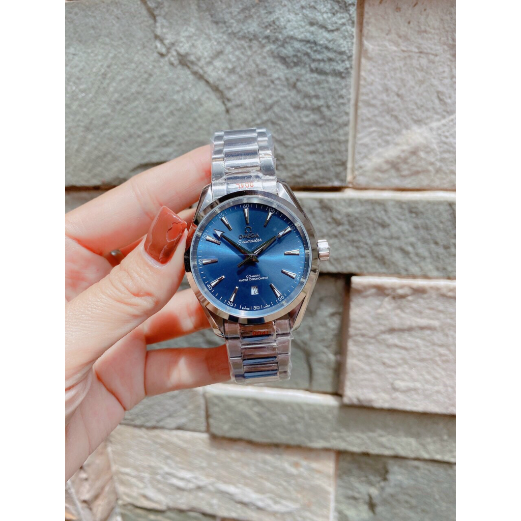 Đồng hồ nam cao cấp Om€g@ Seamaster Aqua Terra 150M Co-Axial Master Chronometer 41mm, Full box, Luxury diamond watch