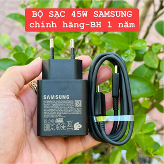 Bộ sạc samsung 45W, Cáp sạc 5A to, Sạc nhanh chuẩn PD, PSS cho điện thoại