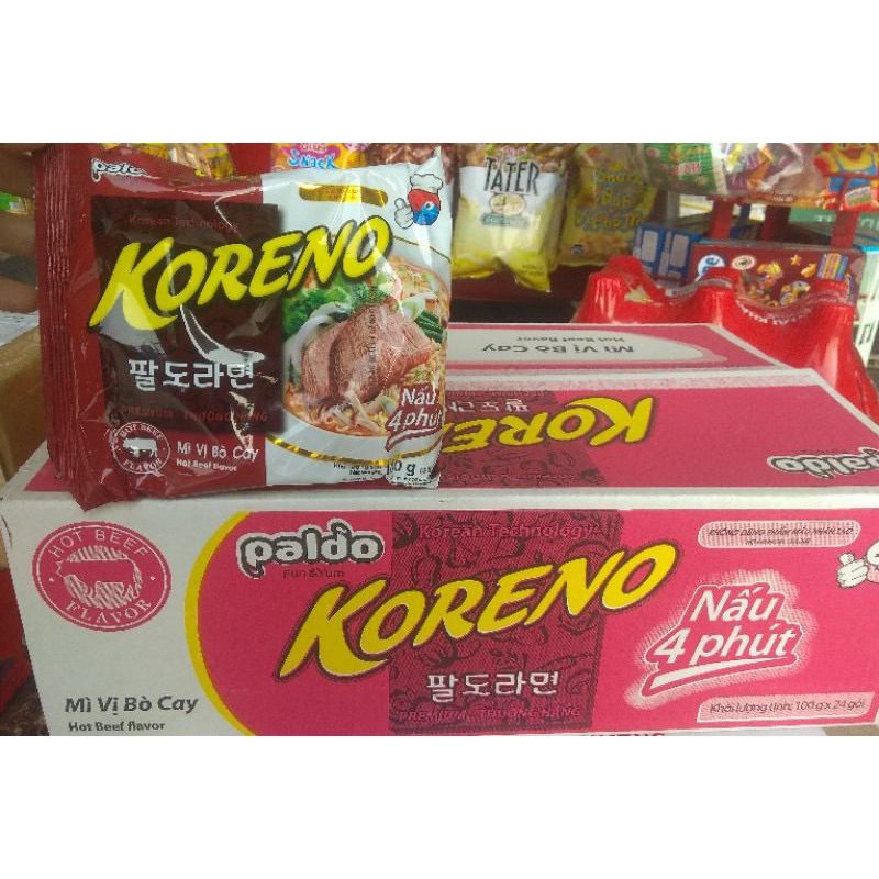 Thùng mì Koreno 24 gói*100g