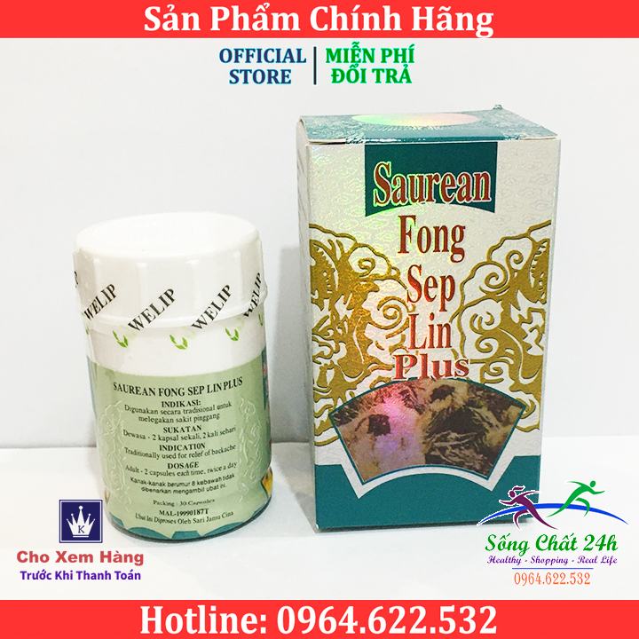 Viên Uống Hỗ Trợ Xương Khớp - Tuyết Liên Phong Thấp Linh Hộp 30 viên - Sống Chất 24h