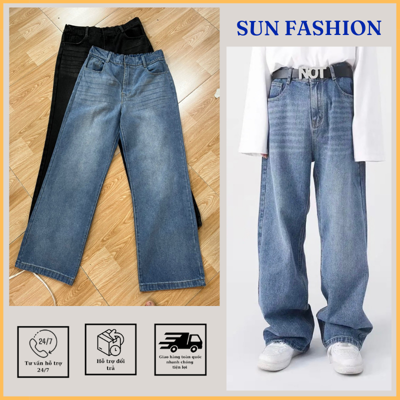 Quần jean dirt wash MÀU XANH 95