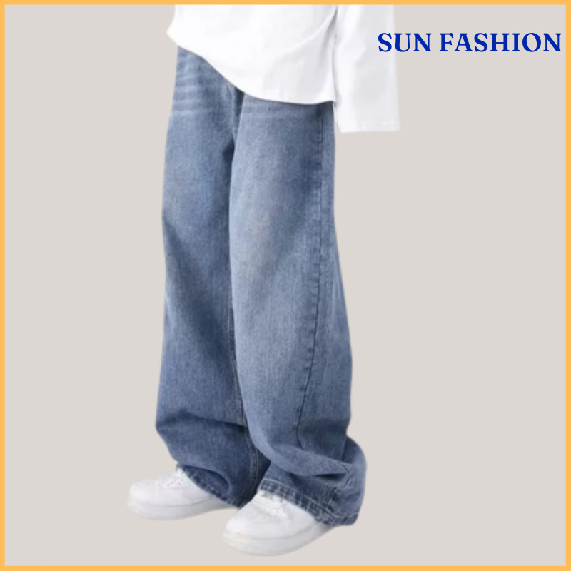 Quần jean dirt wash MÀU XANH 95