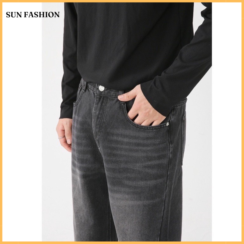 Quần jean drit wash MÀU KHÓI 95