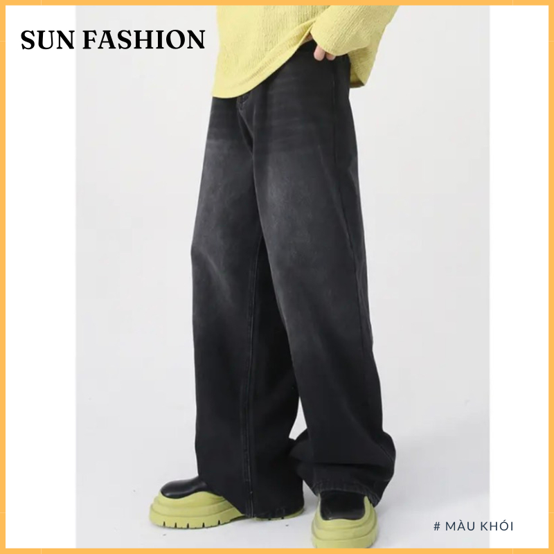 Quần jean drit wash MÀU KHÓI 95