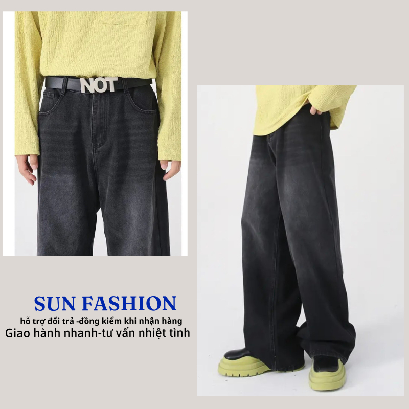 Quần jean drit wash MÀU KHÓI 95