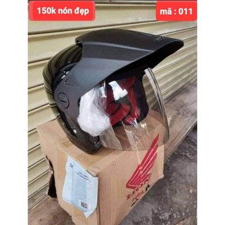 Nón mũ bảo hiểm Honda mỏ vịt 3/4 nón đẹp không trầy xước