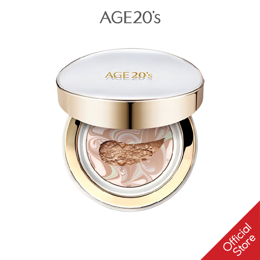 [TẶNG 1 LÕI] Phấn Tươi Kiềm Dầu, Lâu Trôi AGE 20’S Signature Essence Cover Pact Long Stay 14g