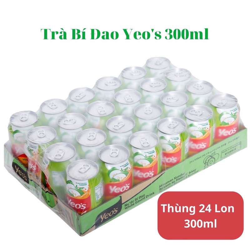 NƯỚC YEO’S thùng 24 lon
