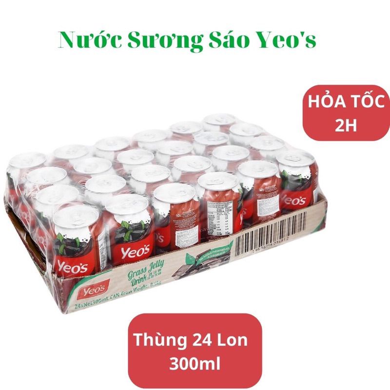 NƯỚC YEO’S thùng 24 lon