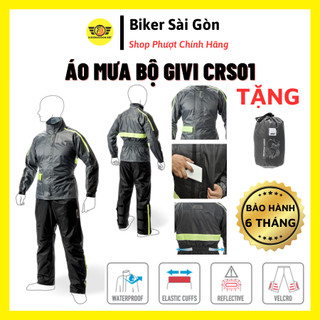Áo Mưa Bộ Nam Nữ GIVI CRS01 Chính Hãng Givi Không Nón Bảo Hành 6 Tháng - Biker Sài Gòn