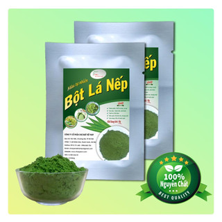 Bột lá dứa, lá nếp mùi thơm màu xanh lá 10g nguyên chất 100% từ lá nếp lá dứa lá tươi