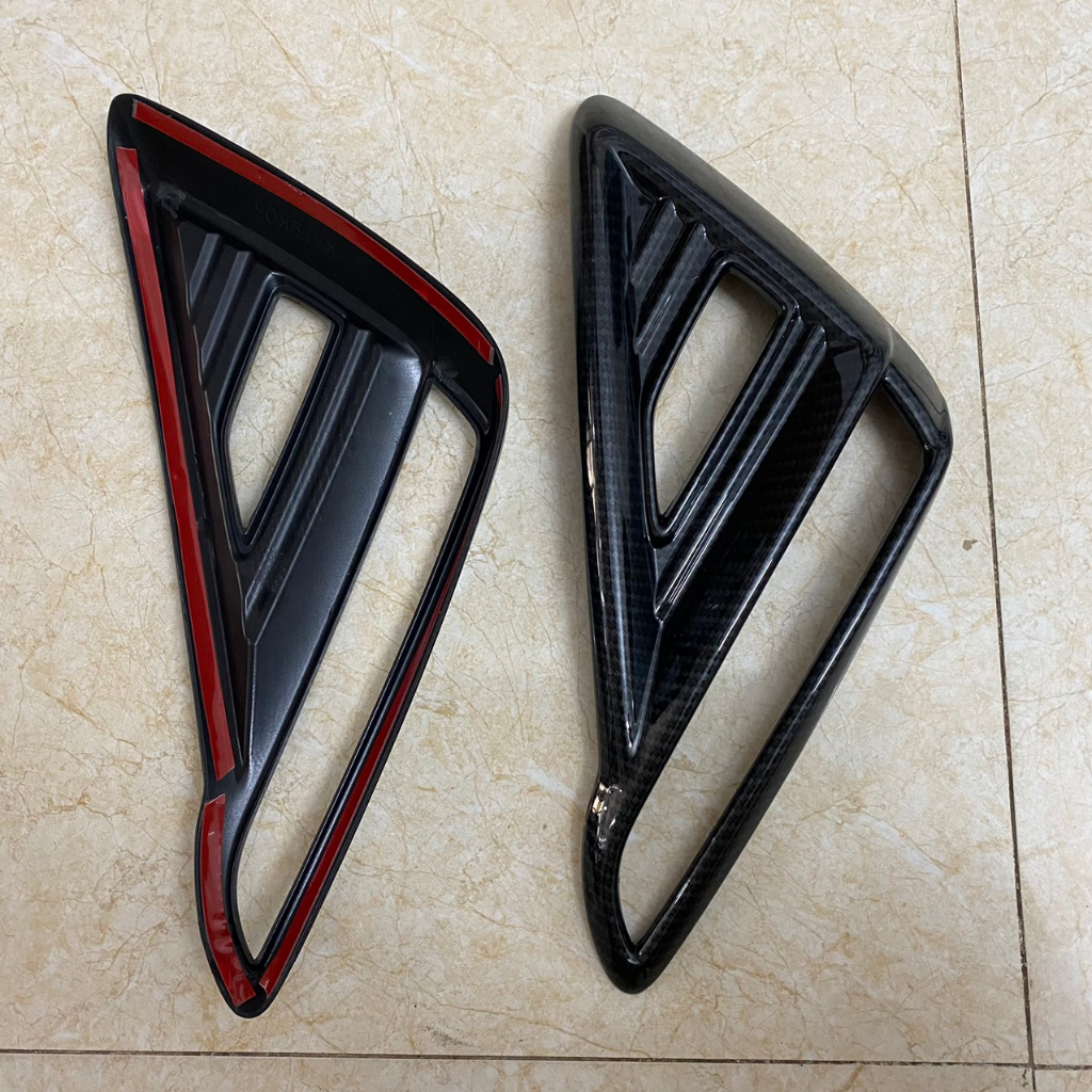 Viền đèn gầm cho xe Kia Cerato 2019 2020 2021 mẫu carbon đẹp thể thao