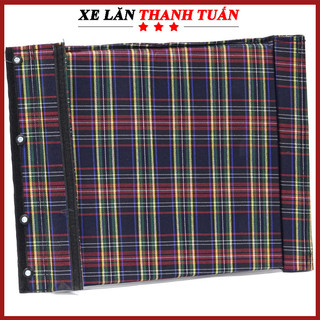 [Phụ kiện xe lăn] Mặt ghế, Đệm ghế xe lăn vải caro - Dùng được với các loại xe lăn (Lucass, Onex, GBM, PhaNa)