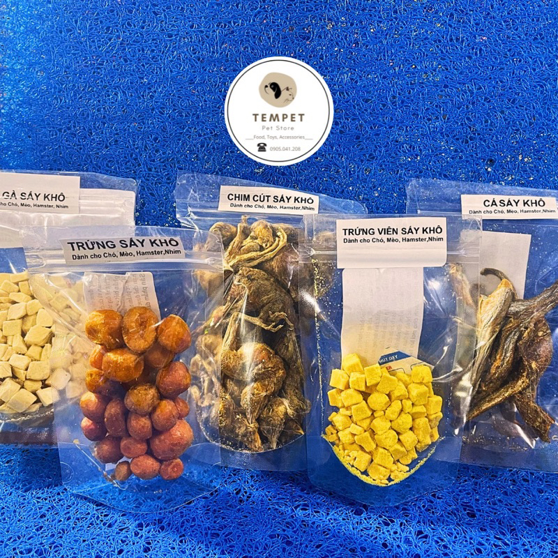 Thịt sấy khô cho Chó, Mèo ,Hamster.