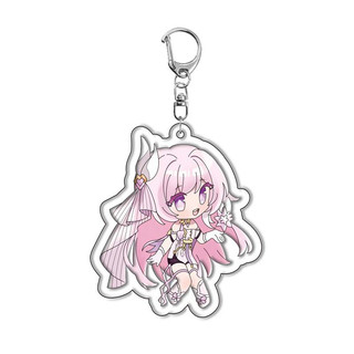 [17 mẫu] Móc khóa mica game Honkai Impact 3 (Hình in ép giữa 2 mặt mica)
