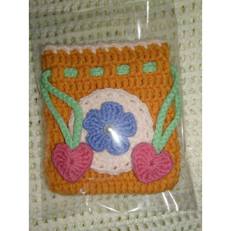 Túi dây rút len handmade/ Túi tỏi/ Túi len mini/ Túi đựng Airpods