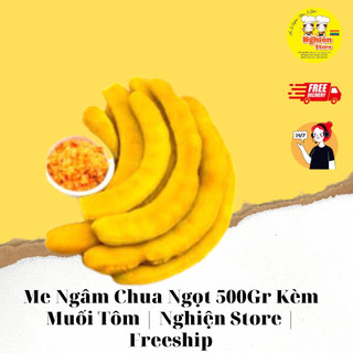 Me Ngâm Chua Ngọt 500Gr Kèm Muối Tôm | Nghiện Store | Freeship