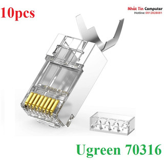Hạt mạng rj45 cat6a/cat7 gói 10pcs chính hãng ugreen 70316