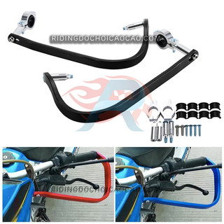 Bảo vệ tay lái xe cào cào nhôm kèm pad wr klx ktm crf