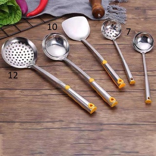 Bộ muôi inox cao cấp cán vàng