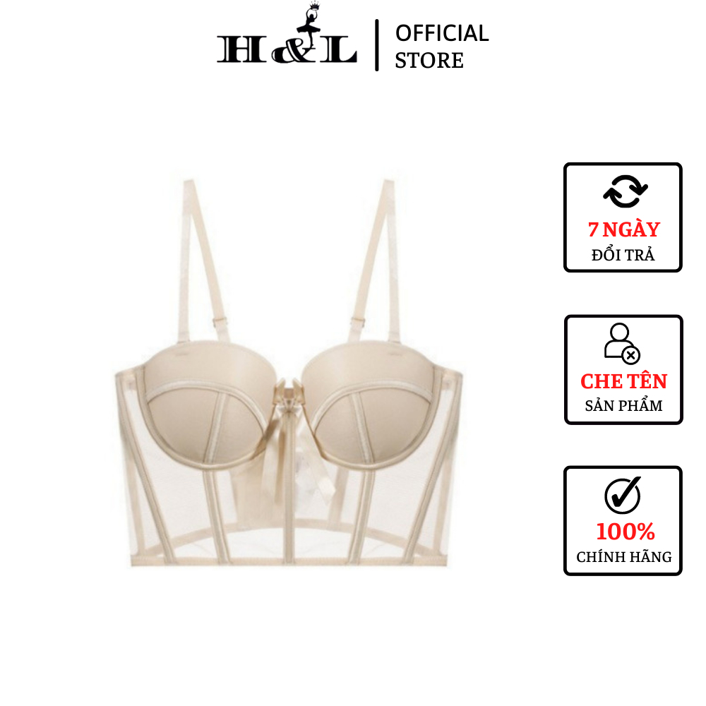 Áo ngực nâng ngực có gọng mút mỏng, lưới thoáng mát gợi cảm quyến rũ HLBOUTIQUE A853