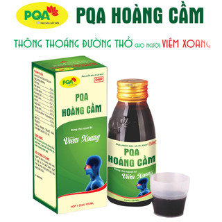 PQA HOÀNG CẦM dùng cho người viêm mũi, viêm xoang chai 125ml.