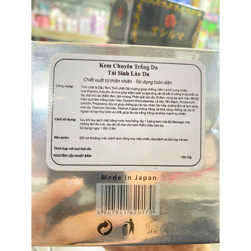 Kem chuyên nam ,tan nhang, tai tạo tai sinh gia CLOVER   xuất xứ từ Nhật Bản