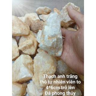 Đá thach anh dãi nền 1 kg - đá phong thủy
