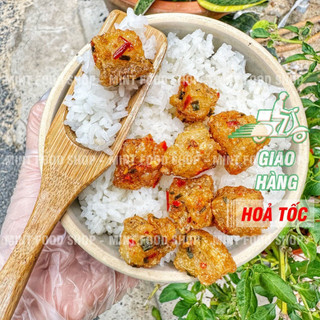 Tóp Mỡ Liền Da Sốt Mắm Lon 250Gr