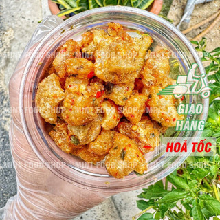 Tóp Mỡ Liền Da Sốt Mắm Lon 250Gr