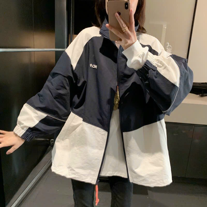 Áo Khoác Dù Nam Nữ Cổ Đứng Logo Thêu- MỘC QUYÊN FASHION | BigBuy360 - bigbuy360.vn