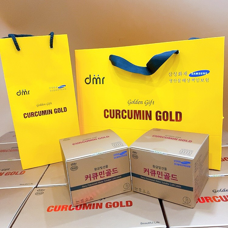 Combo 2 Hộp Tinh Chất Nghệ Nano Curcumin Gold Hàn Quốc Hỗ Trợ Làm Đẹp Tăng Cường Sức Đề Kháng