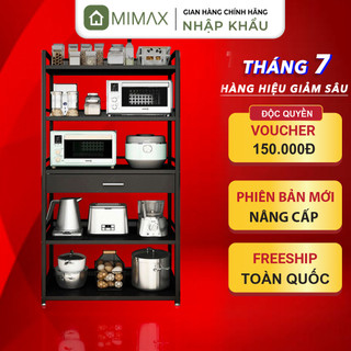 Kệ nhà bếp để đồ đa năng thông minh có ngăn tủ bếp mimax kdn-26, kệ lò vi sóng kệ lò nướng 3 4 5 tầng