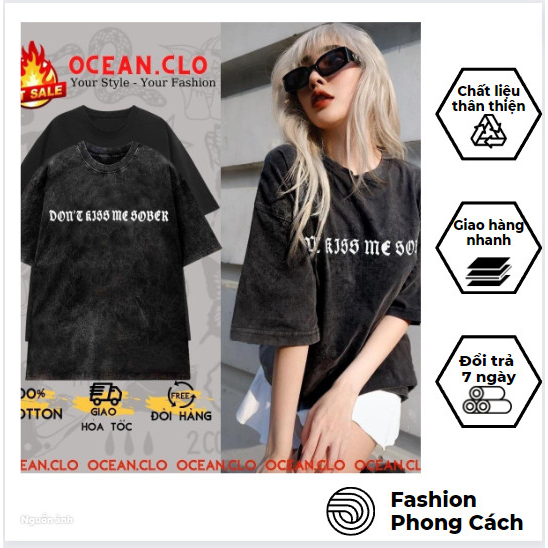 áo phông loang chữ thái siêu hót dành cho cả nam và nữ.chất vải cotton fom thụng.