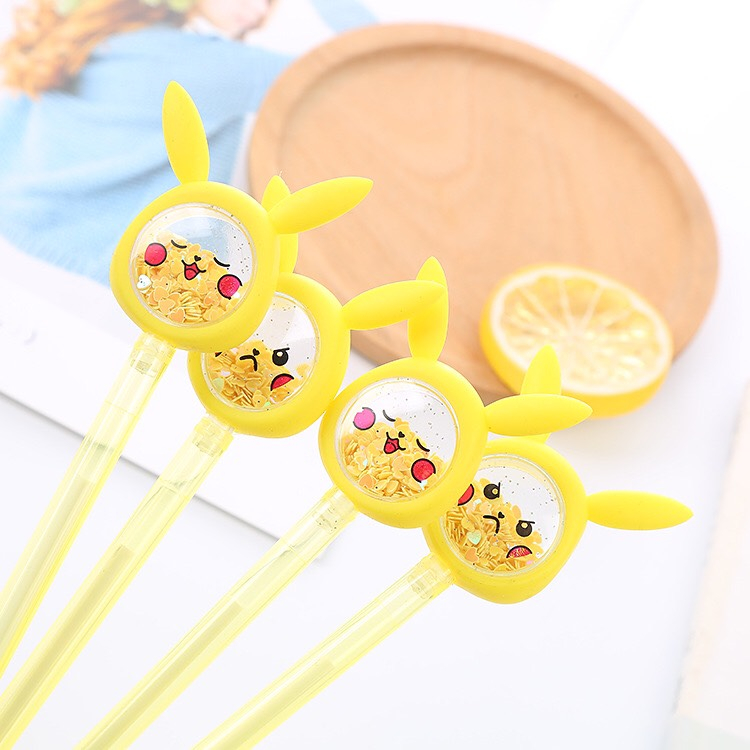 Bút nước mực đen hình Pikachu
