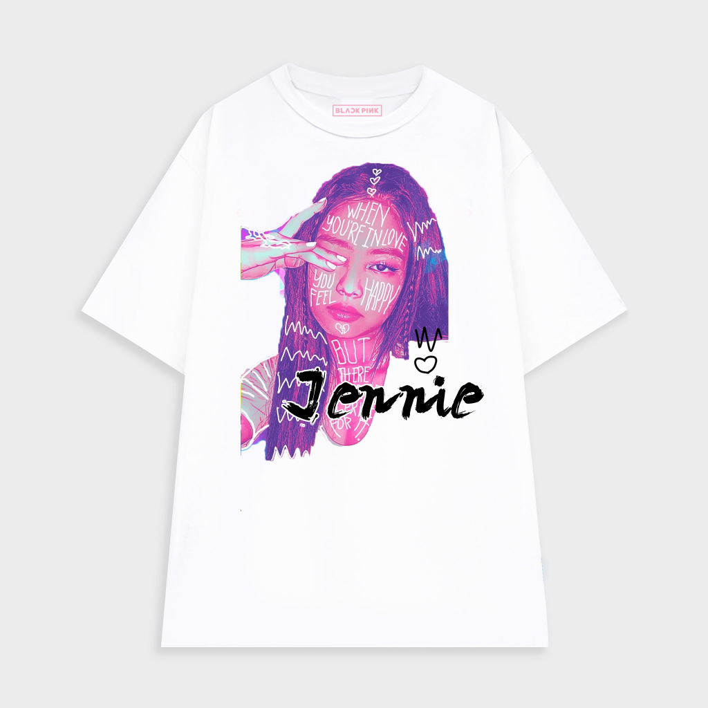 Áo thun nhóm Black Pink Graffity- thiết kế riêng  - áo form rộng tay lỡ cho cả nam và nữ