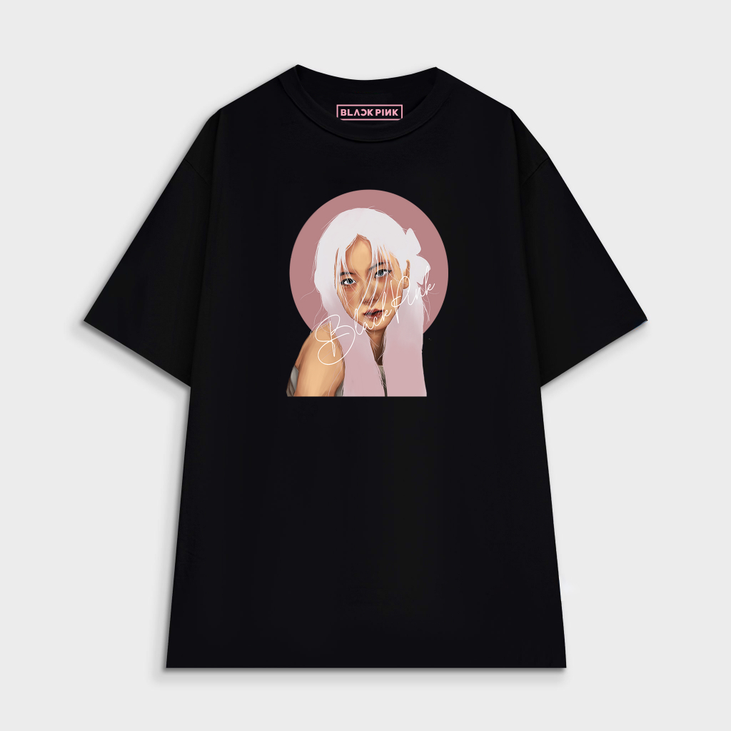 Áo thun nhóm Black Pink 01 - thiết kế riêng  - áo form rộng tay lỡ cho cả nam và nữ