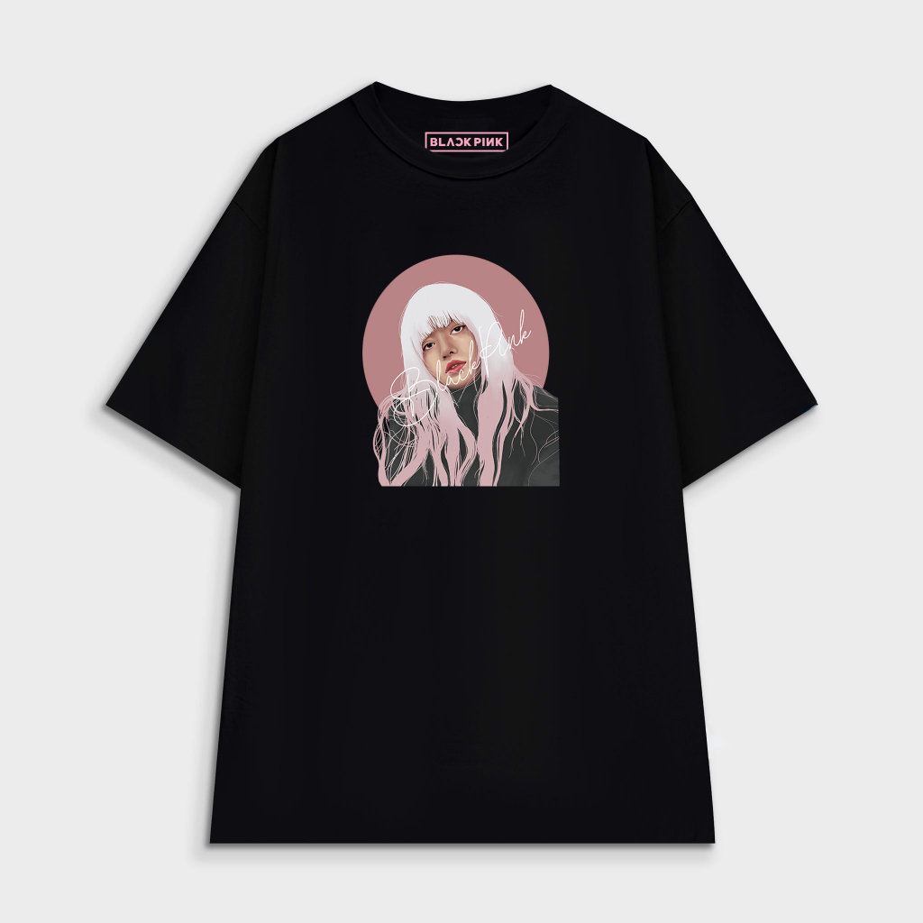 Áo thun nhóm Black Pink 01 - thiết kế riêng  - áo form rộng tay lỡ cho cả nam và nữ