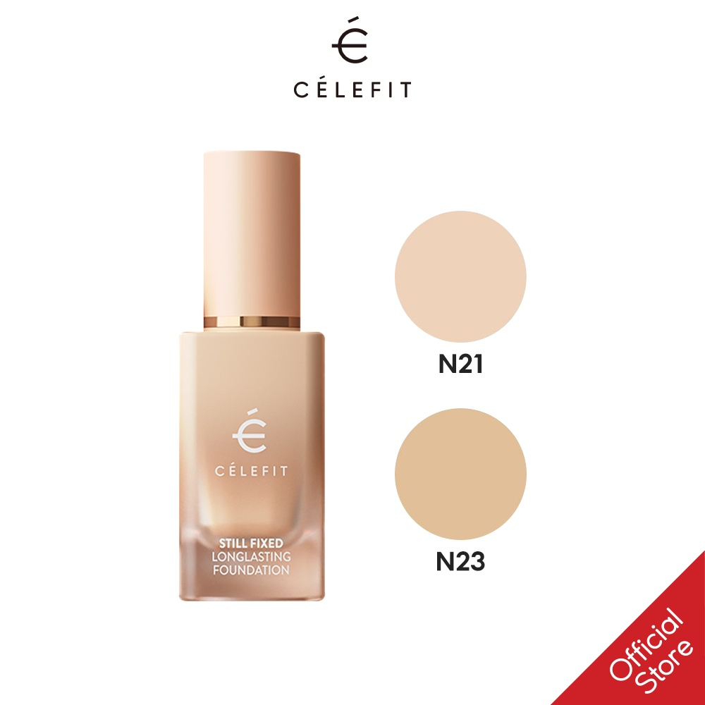 Kem Nền Mỏng Mịn, Lâu Trôi CELEFIT Still Fixed Longlasting Foundation 30ml