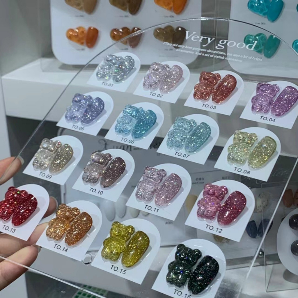 Sơn nhũ flash các sét 9 màu, sét 16 màu tặng kèm bảng