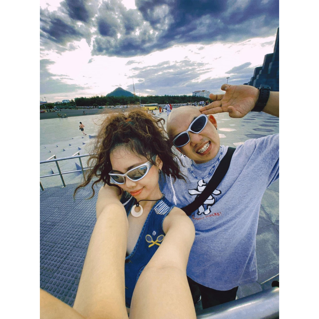 Mắt kính thời trang Công nghệ tương lai Y2K Hiphop Sành điệu Hot Trend 743 phong cách trẻ trung