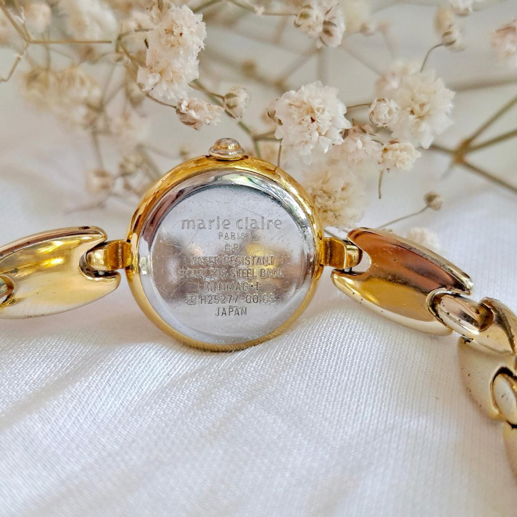 Đồng hồ Si Nhật - Nữ - MARIE CLAIRE PARIS kiểu lắc tay tiểu thư