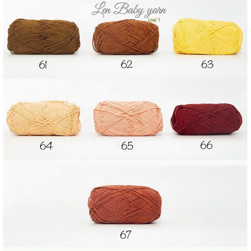 Len Baby Yarn chính hãng  - Móc thú siêu đẹp - Baby Yarn😍 - Len cho bé, trẻ