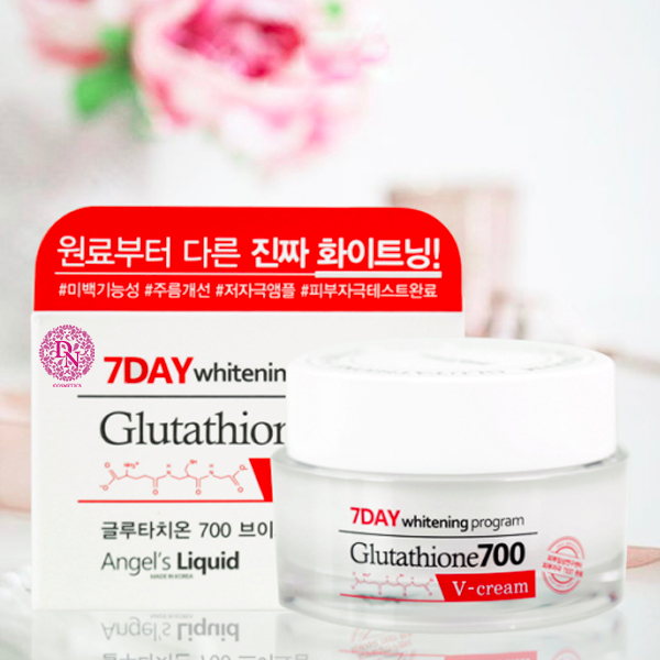 Kem dưỡng trắng da Angel's liquid 7DAY Whitening Program Glutathione 700 V-Cream 50ml