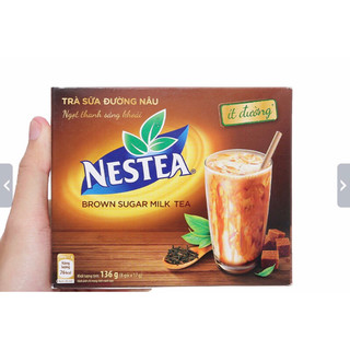 Trà Sữa Đường Nâu Nestea (17g x 8 gói)