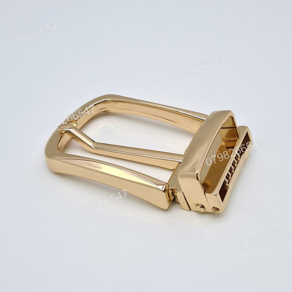 Đầu khoá thắt lưng nam DKK-049 | Mặt khoá xỏ kim kẹp mạ vàng bảng 3F5 phủ bóng đẳng cấp