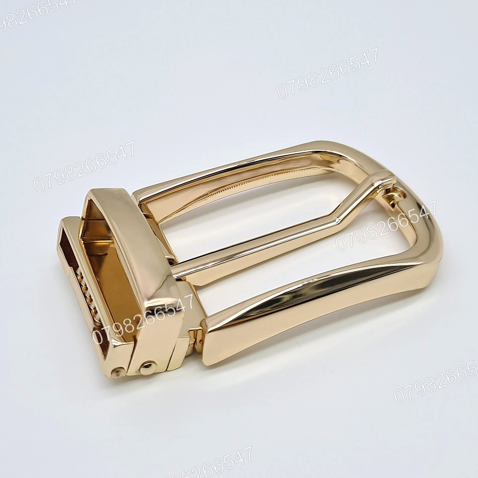 Đầu khoá thắt lưng nam DKK-049 | Mặt khoá xỏ kim kẹp mạ vàng bảng 3F5 phủ bóng đẳng cấp