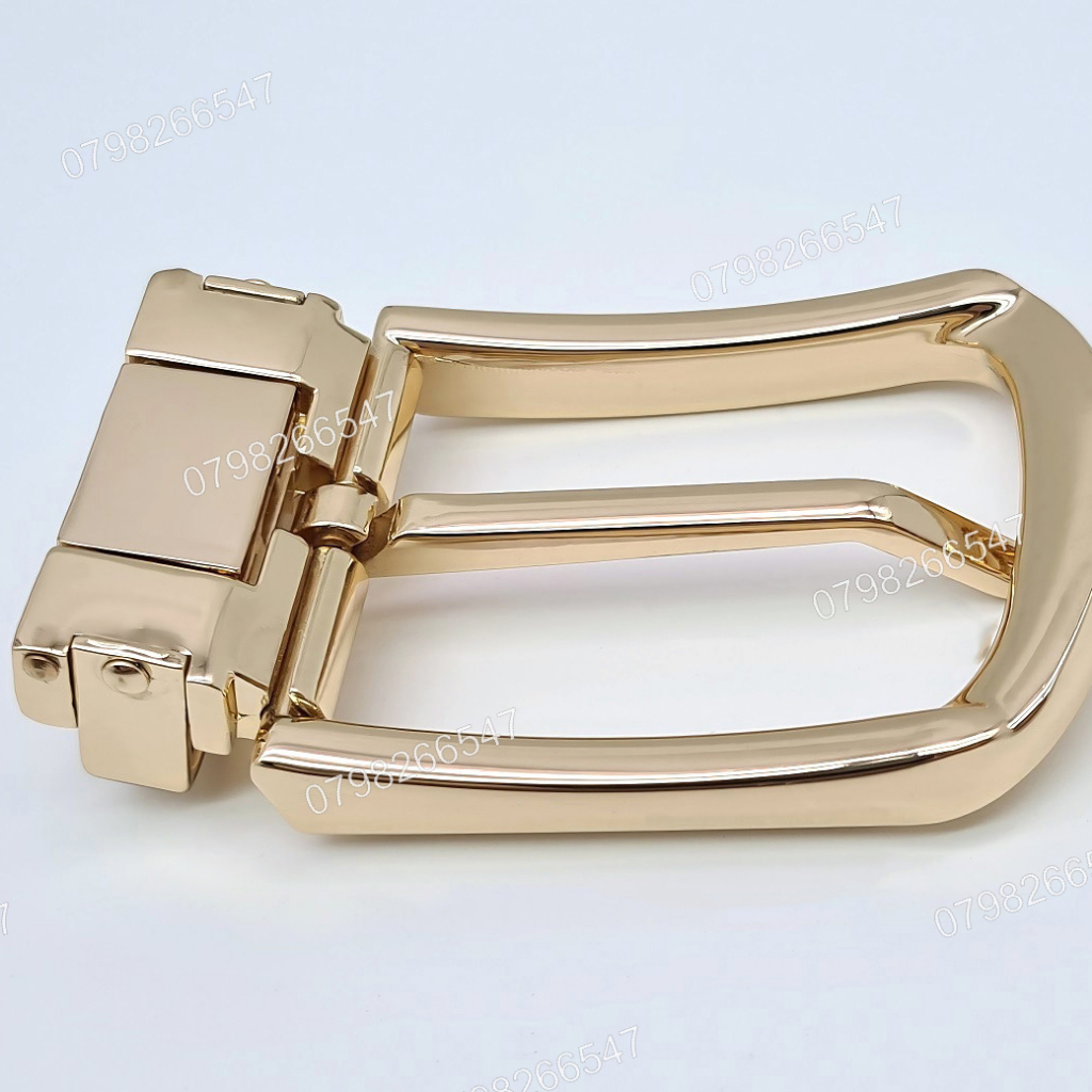 Đầu khoá thắt lưng nam DKK-049 | Mặt khoá xỏ kim kẹp mạ vàng bảng 3F5 phủ bóng đẳng cấp